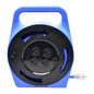 Extension Cord Indoor In Plastic Reel SJT 16/3 4-Tap GFI Blue 25ft (140024)