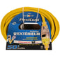 Extension Cord Outdoor SJTW 12/3 Lighted Single Tap 50ft Yellow (140034)