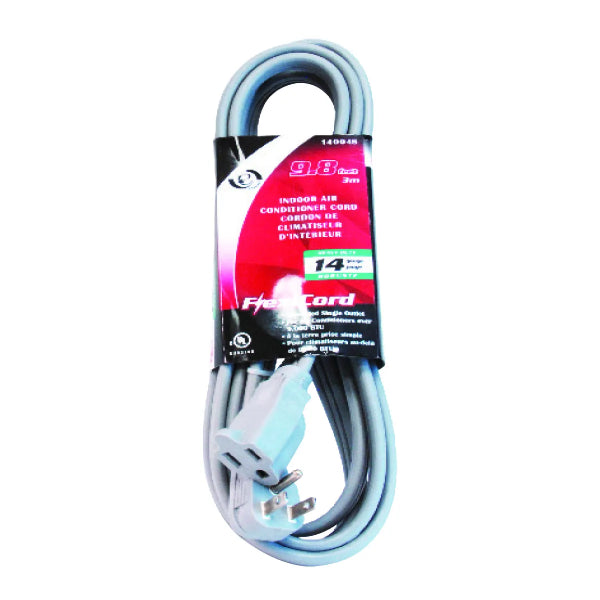 Extension Cord Indoor SPT-3 14/3 Single-Tap 10ft Grey (140048)