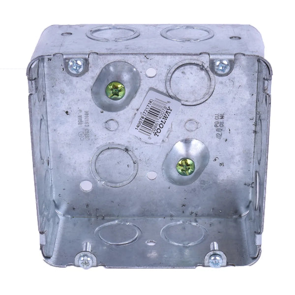 Electrical Box With Knock Outs Square 4-11/16in (140078)