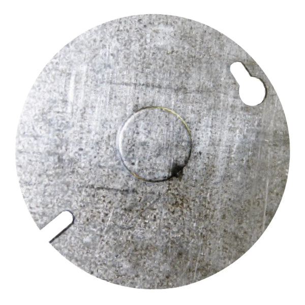 Electrical Cover with Knock Out Round 4in (140087)