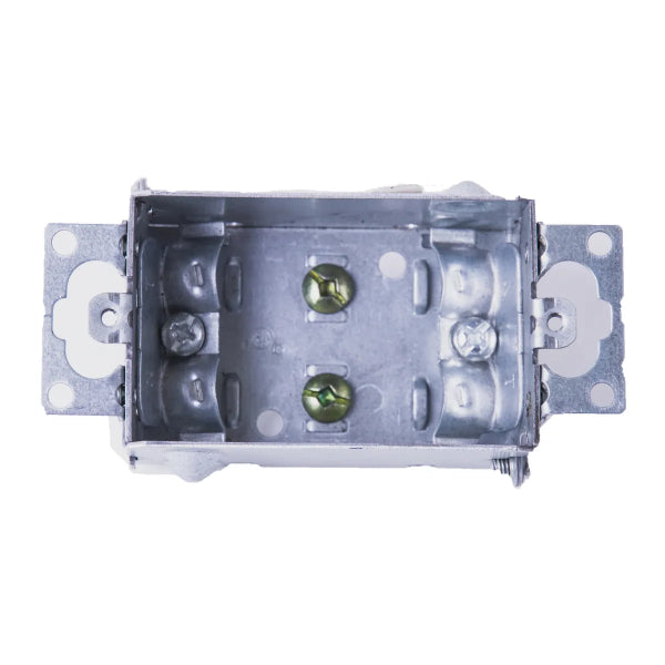 Gangable Electrical Device Box with Clamps 3in x 2in x 1½in (140093)