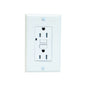 Decora GFCI Receptacle with Wall Plate T/P 20Amp Ivory (140122)