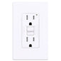 Decora GFCI Receptacle with Wall Plate T/R 15Amp White (140123)