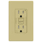 Decora GFCI Receptacle with Wall Plate T/R 15Amp Ivory (140124)