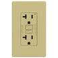 Decora GFCI Receptacle with Wall Plate 20Amp Ivory (140128)