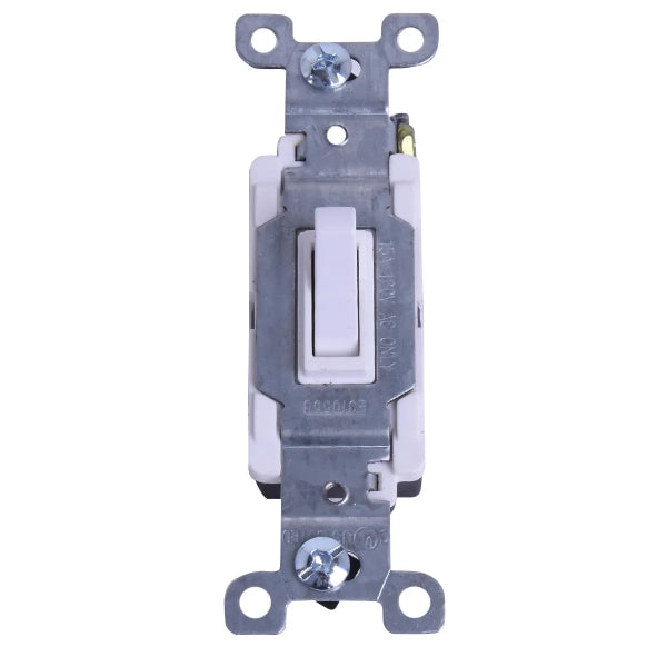 Toggle switch 3-way 15Amp White (140139)