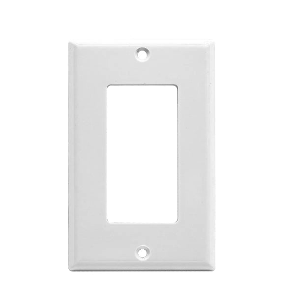 Decora Wall Plate 1-Gang White (140141)