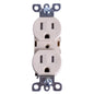 Duplex Receptacle T/R 15Amp Ivory (140164)
