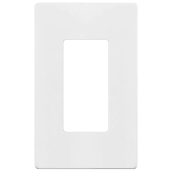 Decora Wall Plate Screwless 1-Gang White (140165)