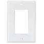 Decora 1-Gang Wall Plate Mid Size White (140173)
