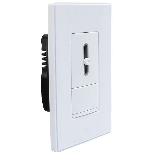 Decora Switch Slide Dimmer LED/CFL/Inca. 3-Way 1 Pole White (140180)