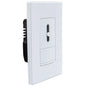 Decora Switch Slide Dimmer LED/CFL/Inca. 3-Way 1 Pole White (140180)