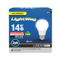 2PK Bulbs A19 LED Non-Dimmable E26 Base 14W Warm White (140422)