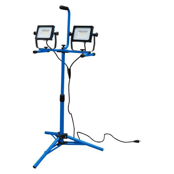 SMD LED Dual Worklight w/Tripod and Stand 32W SJTW 18/3 5ft (1.5m) (140491)