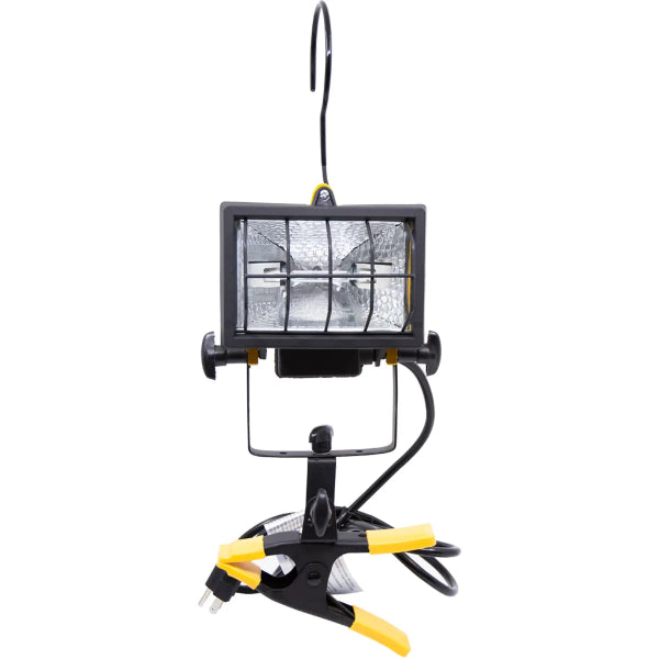 Workshop Halogen Trouble Light with Hook & Clamp 150W (140497)