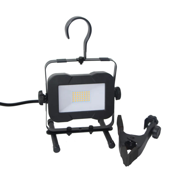 SMD LED Portable Worklight w/H-Stand+Clamp+Hook SJT 5ft (1.5m) (140502)