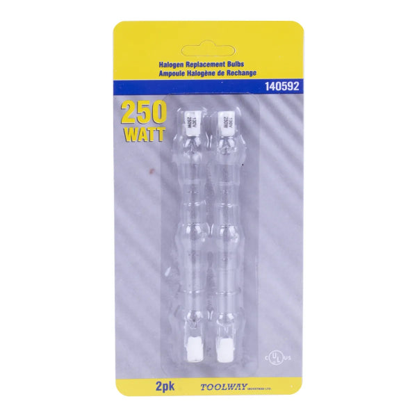 2PK Bulb Halogen Repl. Dimmable 118mm R7S Warm White 250W (140592)