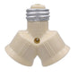 Keyless Socket Adapter Medium Base Ivory (140605)