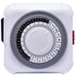 Indoor 24-Hour Mechanical Timer With Grounded Outlet White (140619)