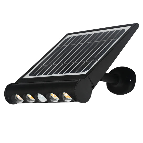 LED Solar Multifunction Motion Light 7-IN-1 Mounting Opt. Black (140653)