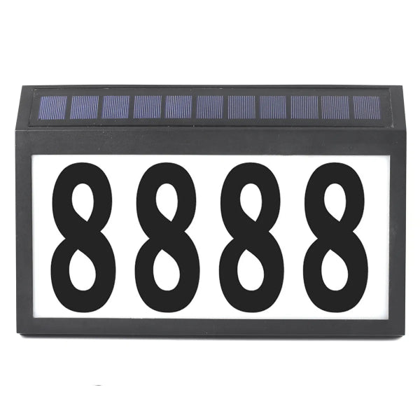 LED Solar Home Number Sign 0.15A/2V (140654)