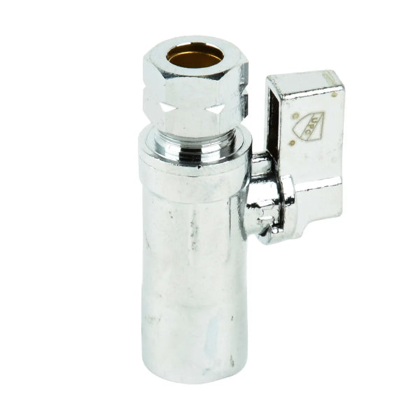 Sweat Quarter Turn Straight Stop Valve ½incopper x 3/8in Od (147003)
