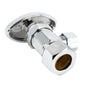Comp. Multi Turn Angle Stop Valve  5/8in Od x  3/8in Od (147008)
