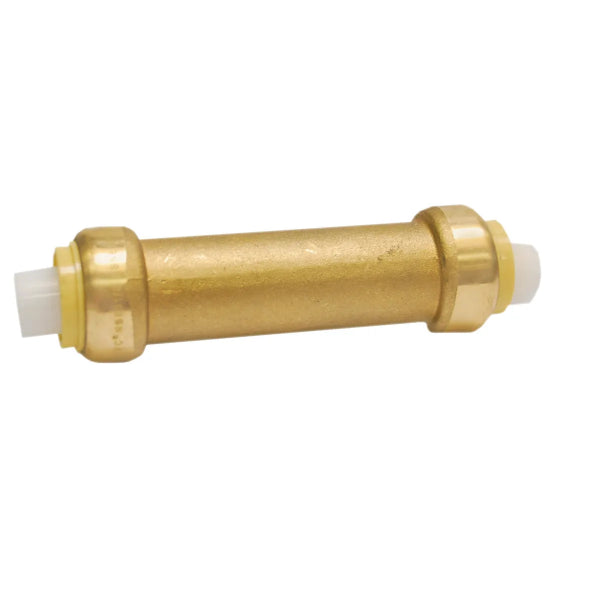 Push-Fit  Brass Slip Coupling 3/4 x 3/4in Lead-Free (150605)