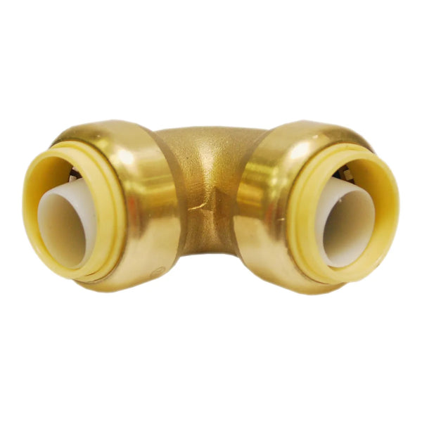 Push-Fit  Brass 90° Elbow 3/4 x 3/4in Lead-Free (150613)