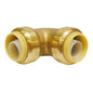 Push-Fit  Brass 90° Elbow 3/4 x 3/4in Lead-Free (150613)