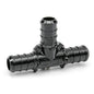 24PK Pex Poly Tee Barb To Barb 3/4 x 3/4 x 3/4in Black (150641)