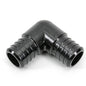 24PK Pex Poly 90° Elbow Barb To Barb 3/4 x 3/4in Black (150642)