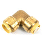 6PK Push-Fit Pex Brass 90° Elbow 3/4 x 3/4in Lead-Free (150652)