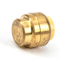 6PK Push-Fit Pex Brass End Cap 3/4in Lead-Free (150656)