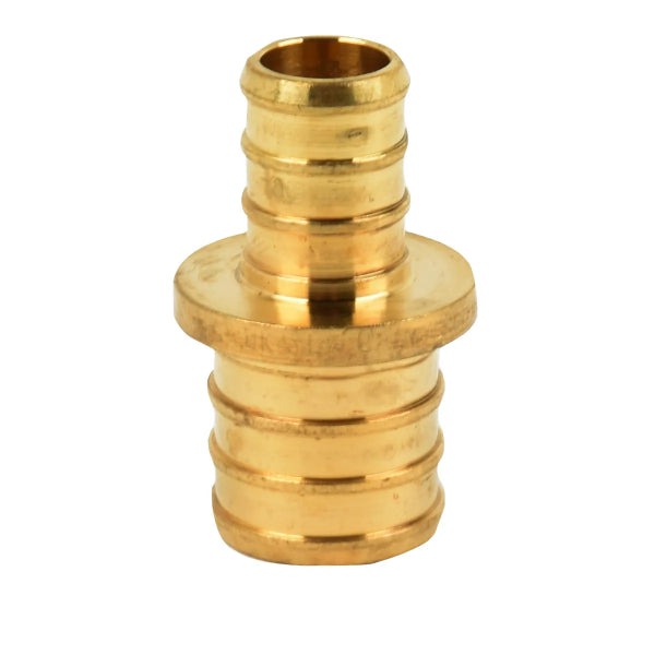 Pex Brass Coupling Barb To Barb 1/2 x 3/4in (151011)