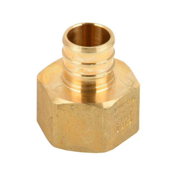 Pex Brass Female Adapter Barb To FPT 3/4 x 3/4in (151021)