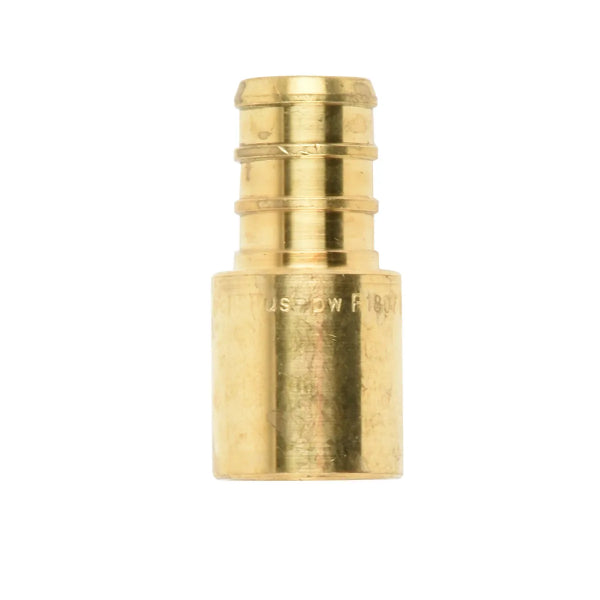 Pex Brass Male Adapter Barb To Sweat 1/2 x 1/2in (151034)