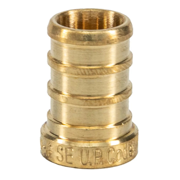24PK Pex Brass Plugs Barb To Barb 3/4in Lead-Free (151043)