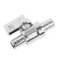 Pex quarter turn straight stop valve ½in pex x ½in pex (151044)