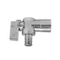 Sweat Quarter Turn Angle Stop Valve ½in Copper x ½in Pex (151046)