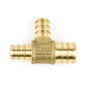Pex Brass Tee Barb To Barb 1/2 x 3/4 x 1/2in (151117)
