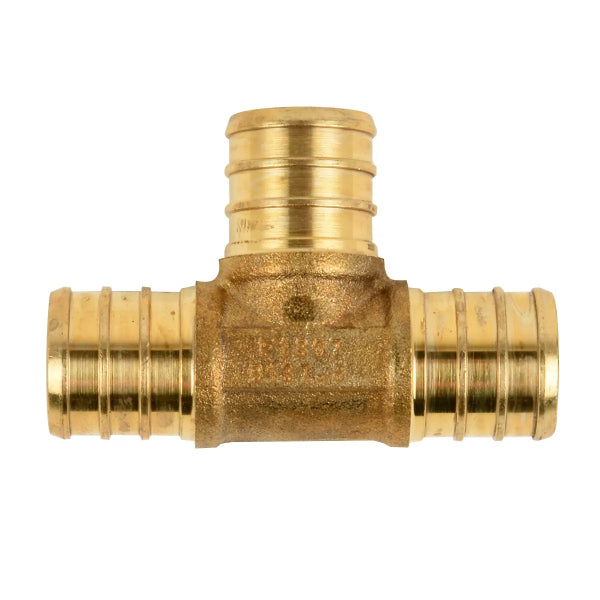 Pex Brass Tee Barb To Barb 3/4 x 3/4 x 3/4in (151118)