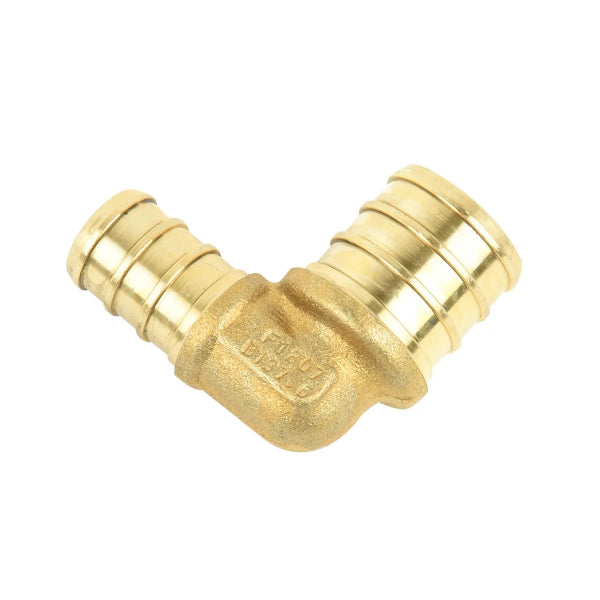 Pex Brass 90° Elbow Barb To Barb 3/4 x 3/4in (151124)