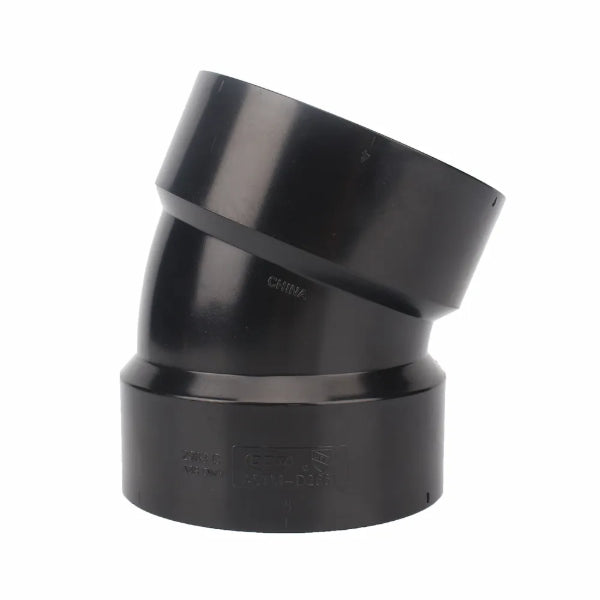ABS Elbow 22½° x 3in Black (151205)