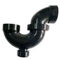 ABS P-Trap With C/O With Union 1½in Black (151235)