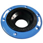 ABS Floor Flange Spigot with Adj.Metal Ring 4in x 3in Black/Blue (151256)