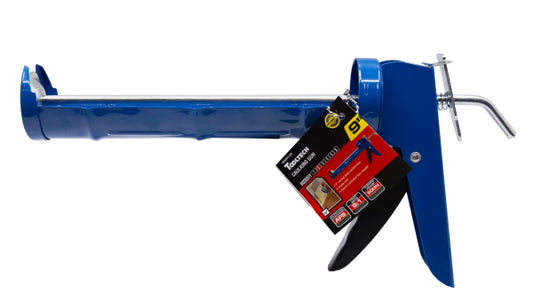Cradle-Style Caulking Gun with Auto Flow Stop 9in Blue (160001-20)