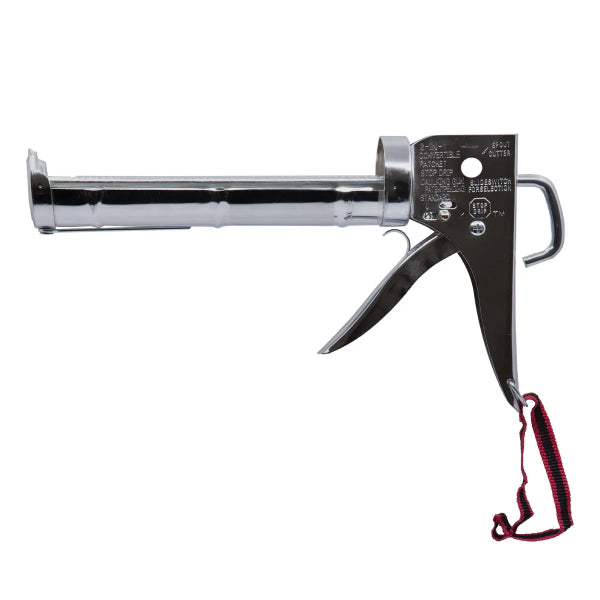 Cradle-Style Chrome Barrel Caulking Gun 9in (160002)