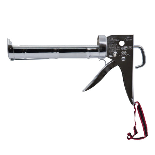 Cradle-Style Chrome Barrel Caulking Gun 9in (160002)